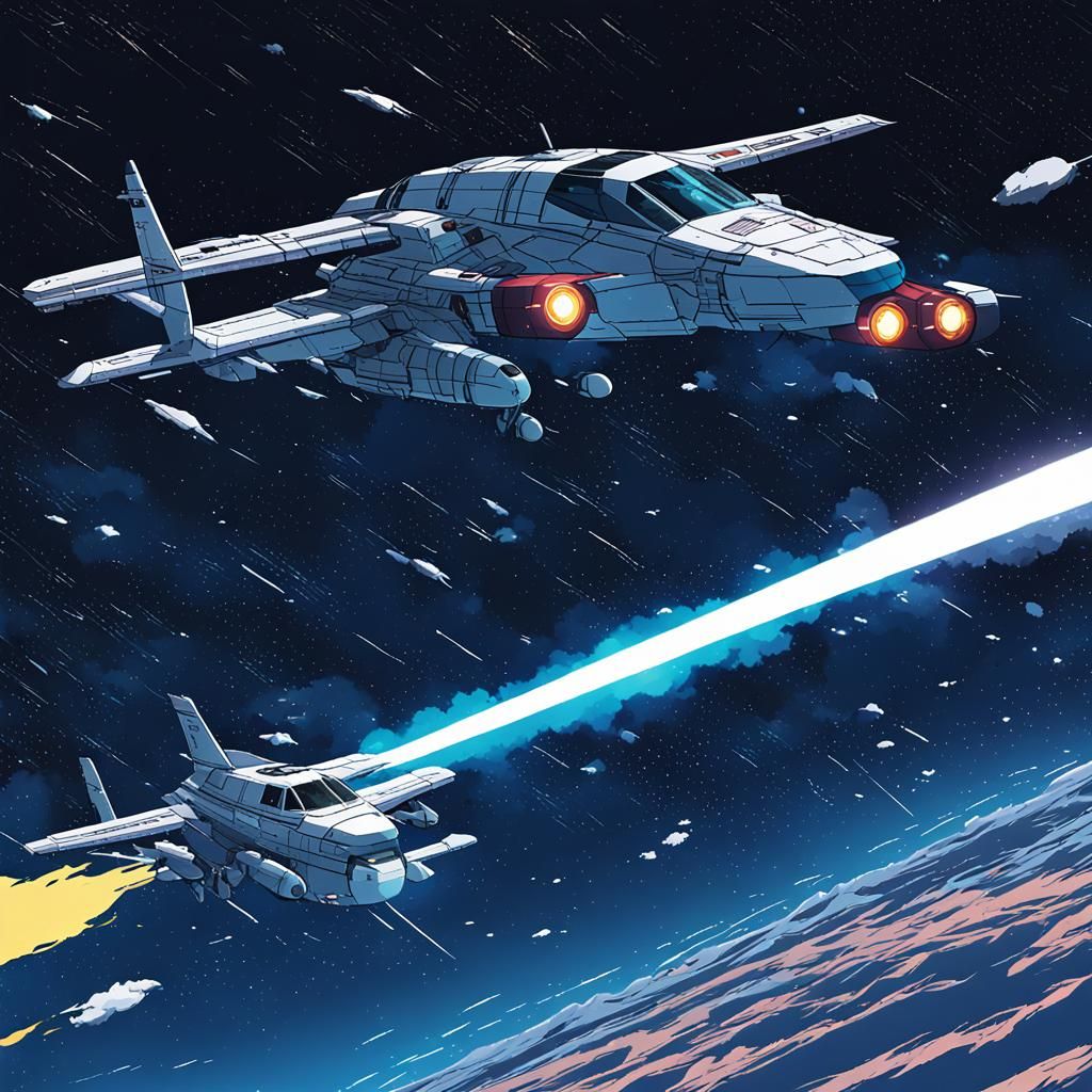 Faster Than Light Travel in Anime Style