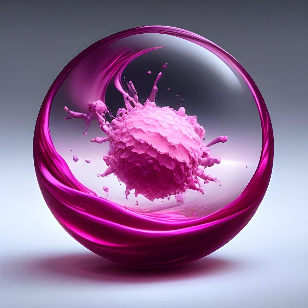 Glass Sphere Reveals Swirling Water in Sunlight