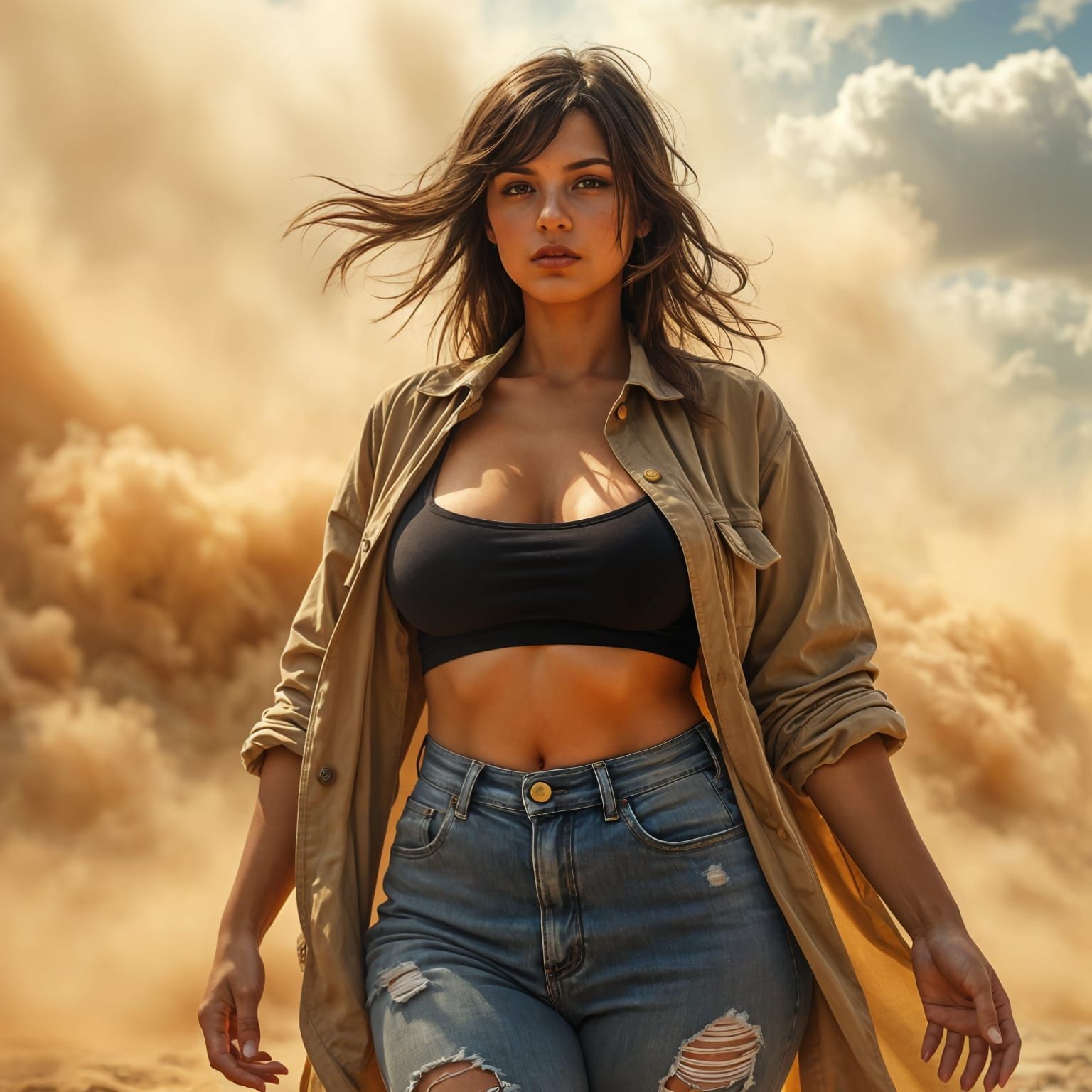 Ethereal Desert Odyssey in Hyper Photorealism