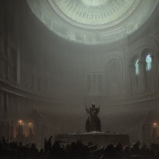 Horrific Roman Empire in Gustave Doré Style