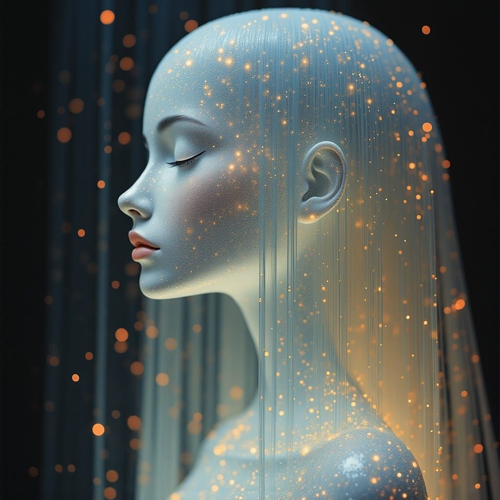 Ethereal Holographic Being Materializes in Lab