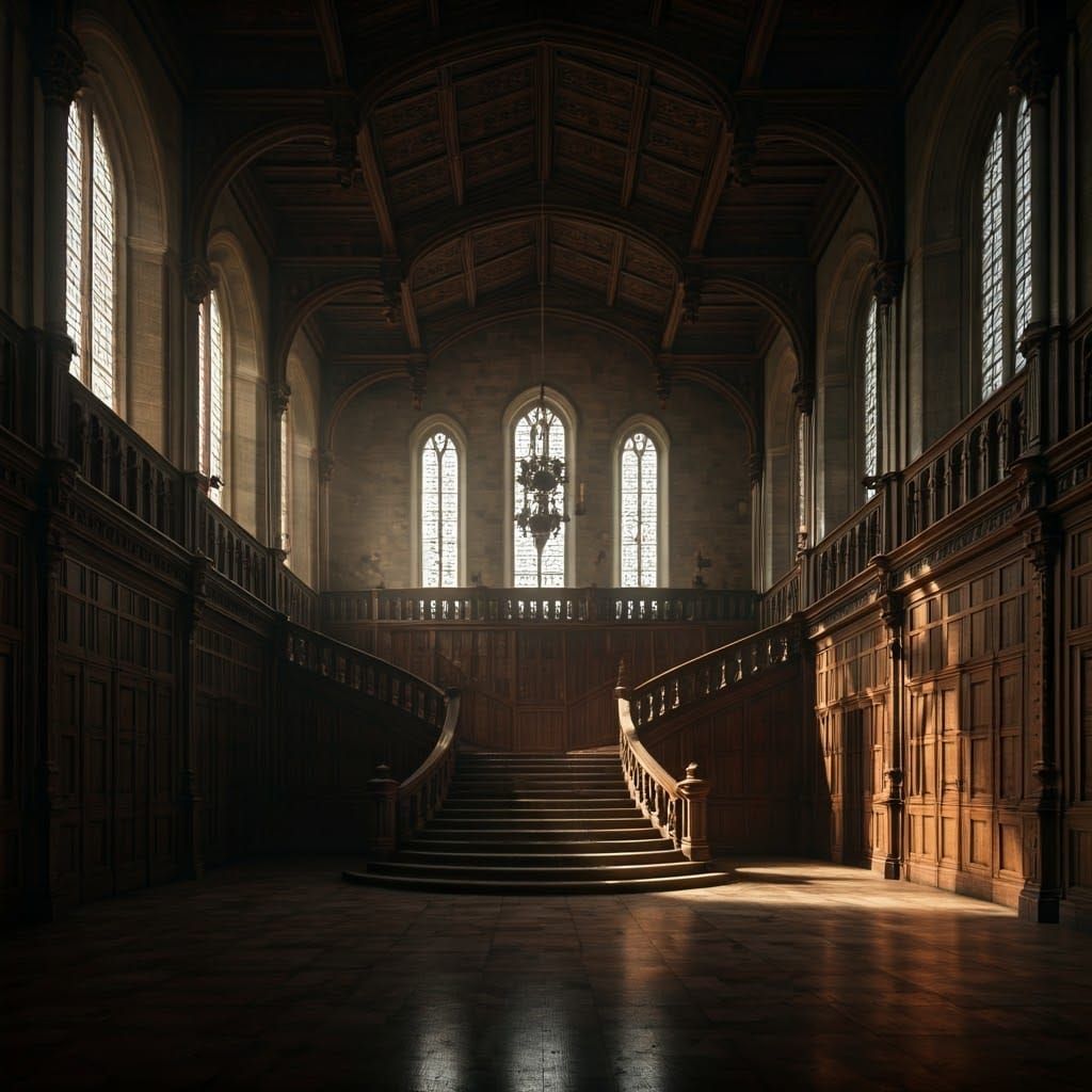 Ethereal 18th Century Moot Hall Interior