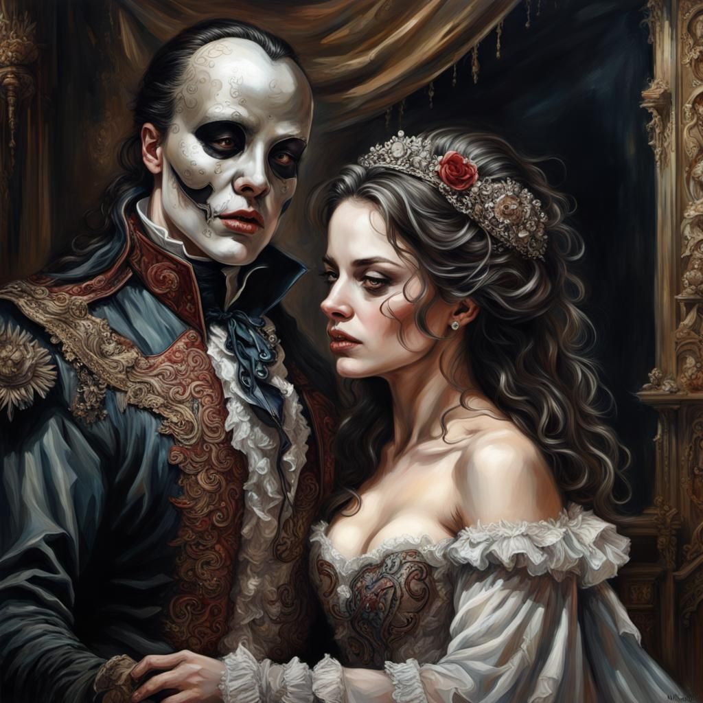 The Phantom of the opera and Christine Daaé