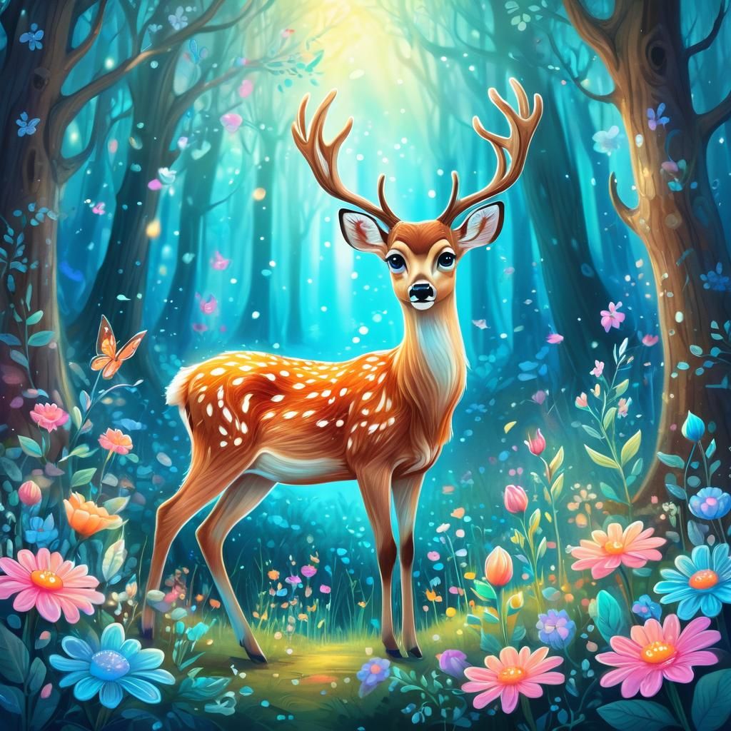 Magical little deer