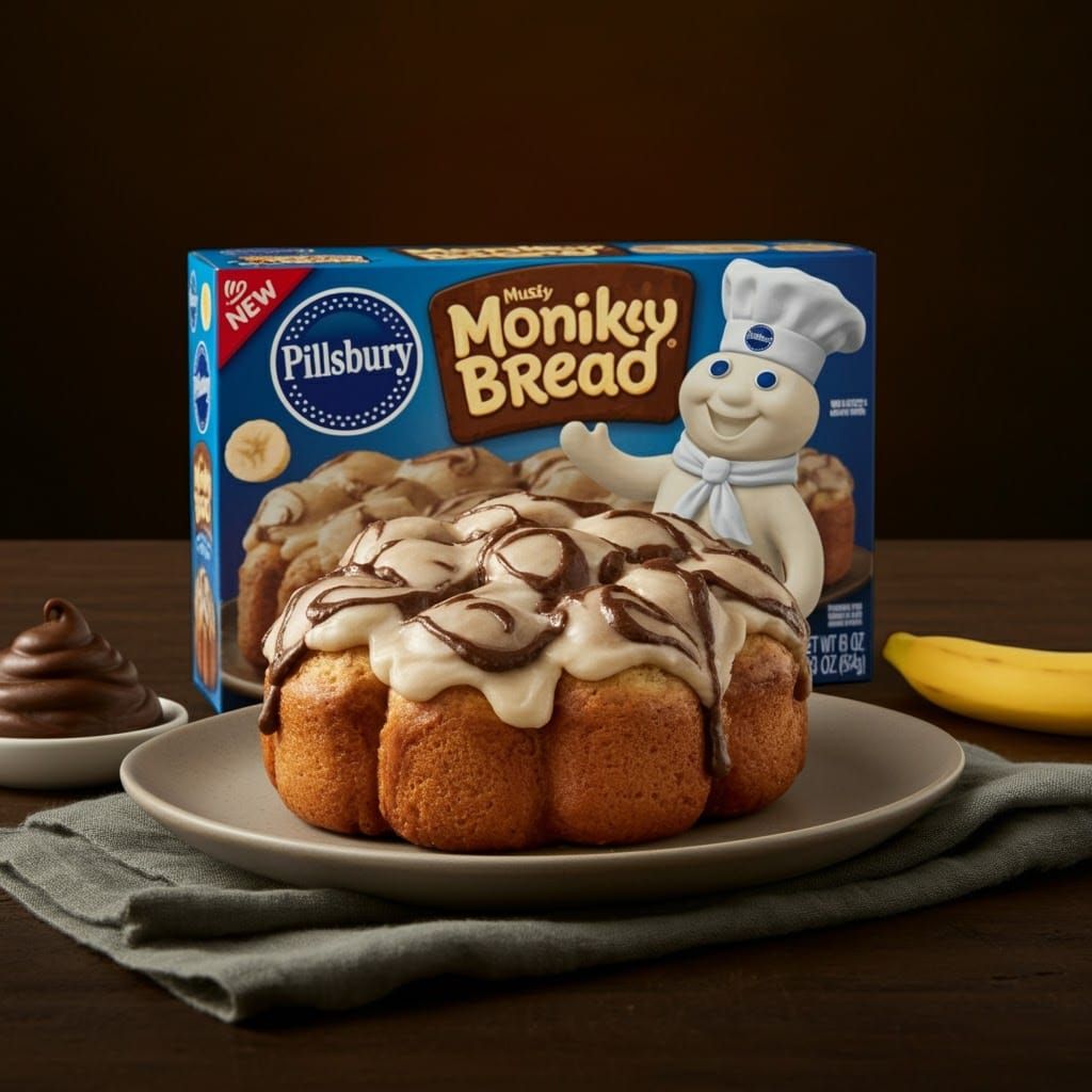 Banana Chocolate Swirl Pillsbury Monkey Bread