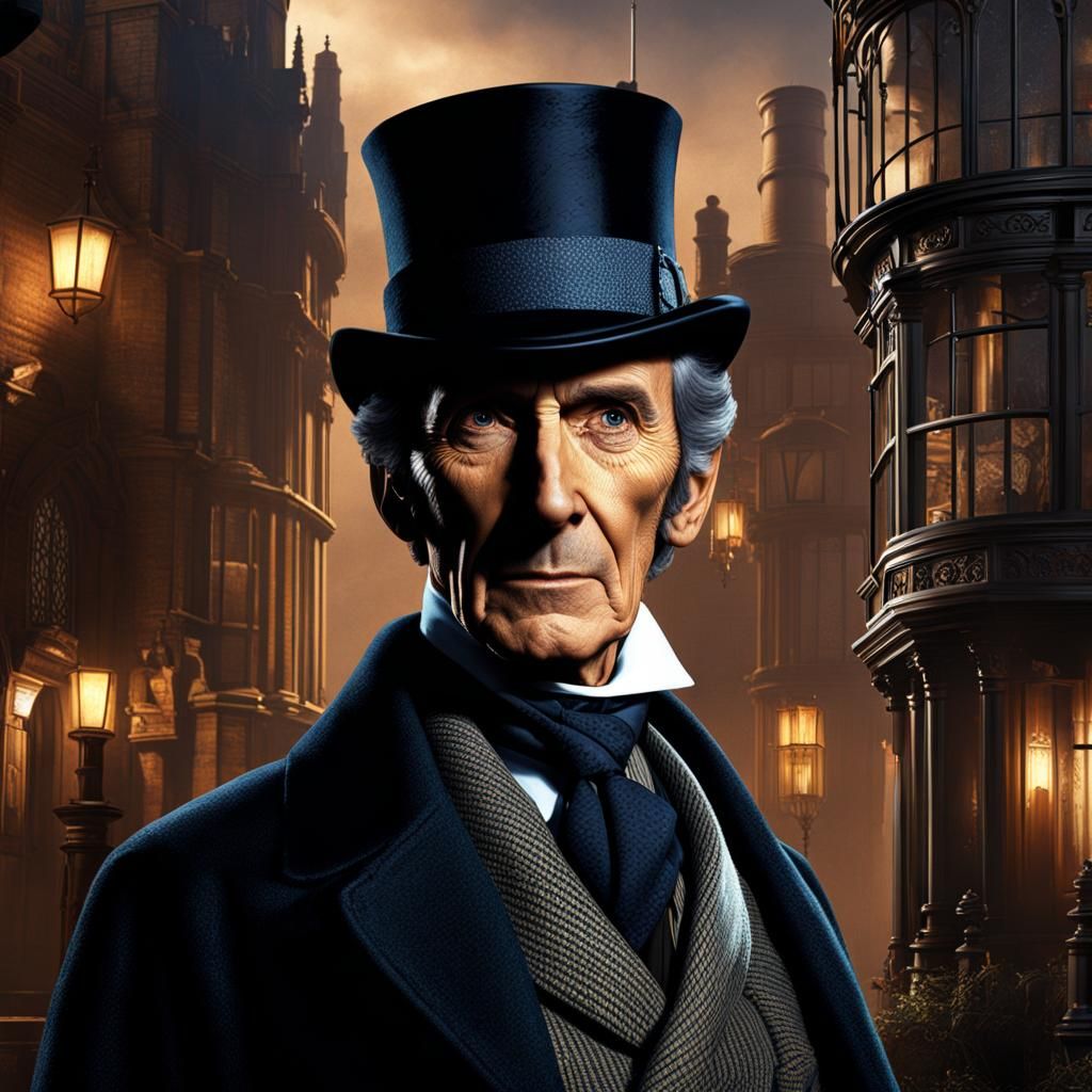 Peter Cushing as Sherlock Holmes: Detailed Art
