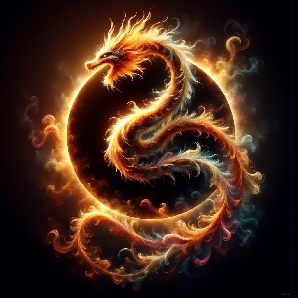 Dragon of Solar Eclipse, Majestic Diamond Ring of Wonder