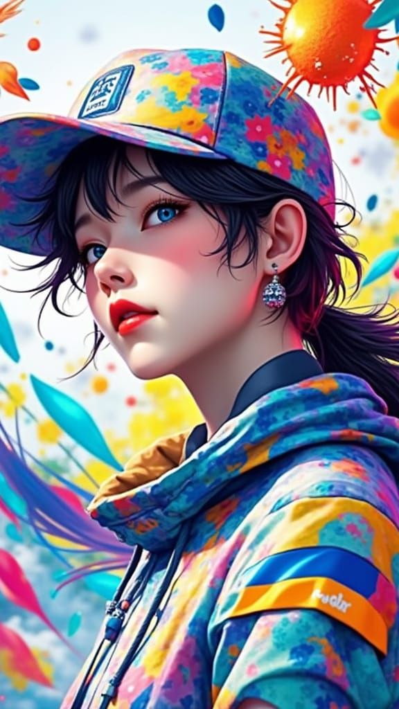 Vibrant 3D Anime Art of Fantasy World