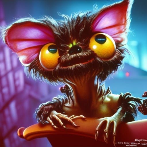 Detailed Gizmo Matte Painting in 8K