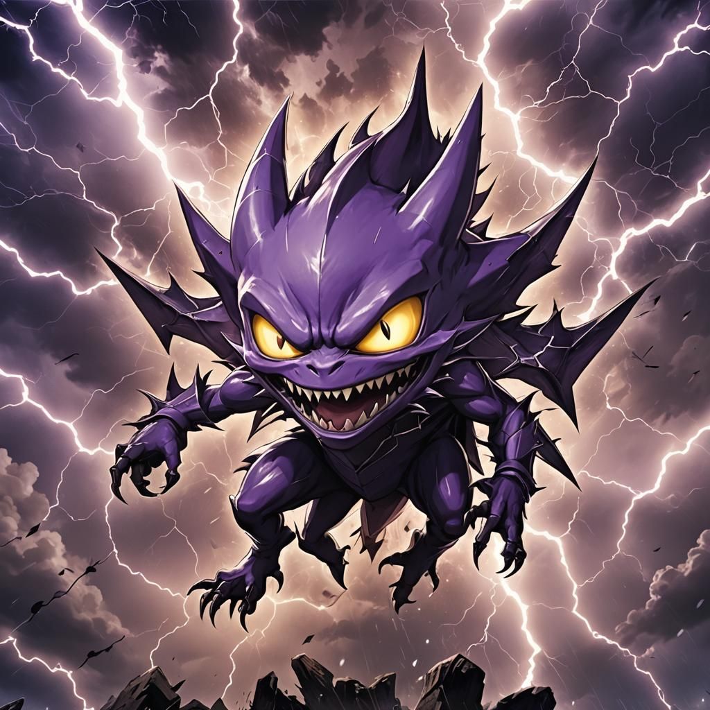 Haunter Floating in the Lightning Universe