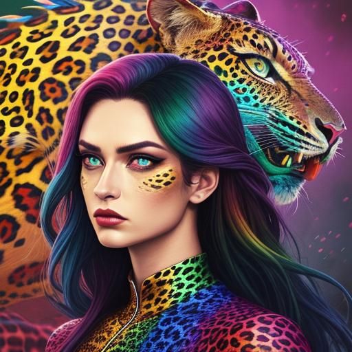 Cinematic Portrait of Woman with Dragon Scales