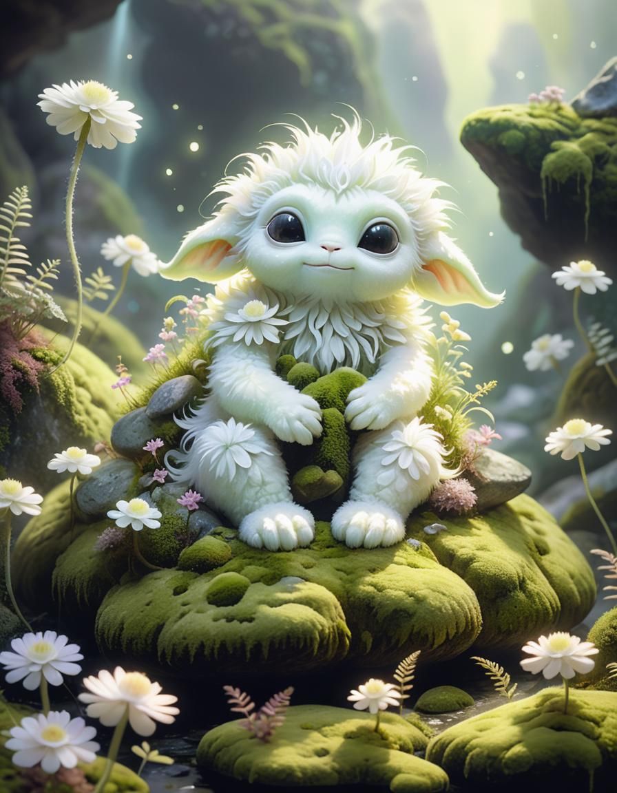 Dreamlike Pastel Illustration of Alien Creatures