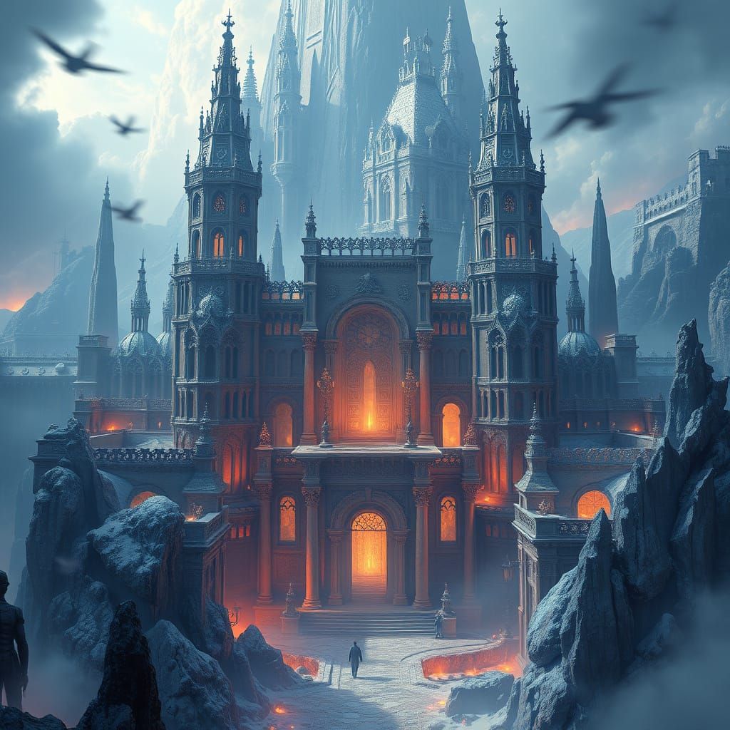 Epic Digital Matte Painting With Dramatic Atmosphere