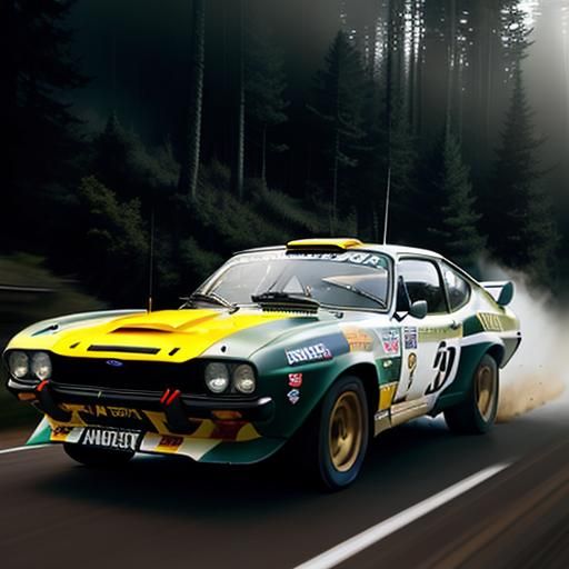 Ford capri rally car