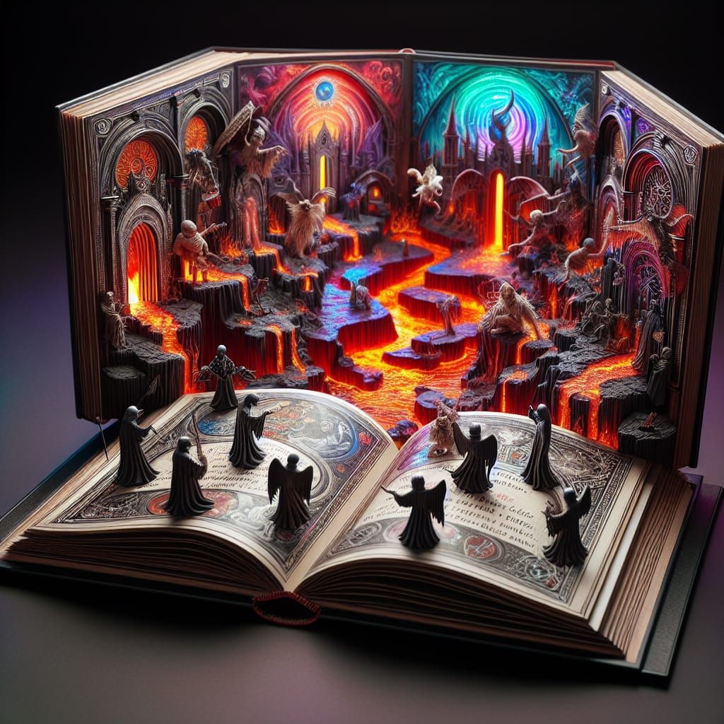 Evil Spirits Emerge From Hellish Pop-Up Book