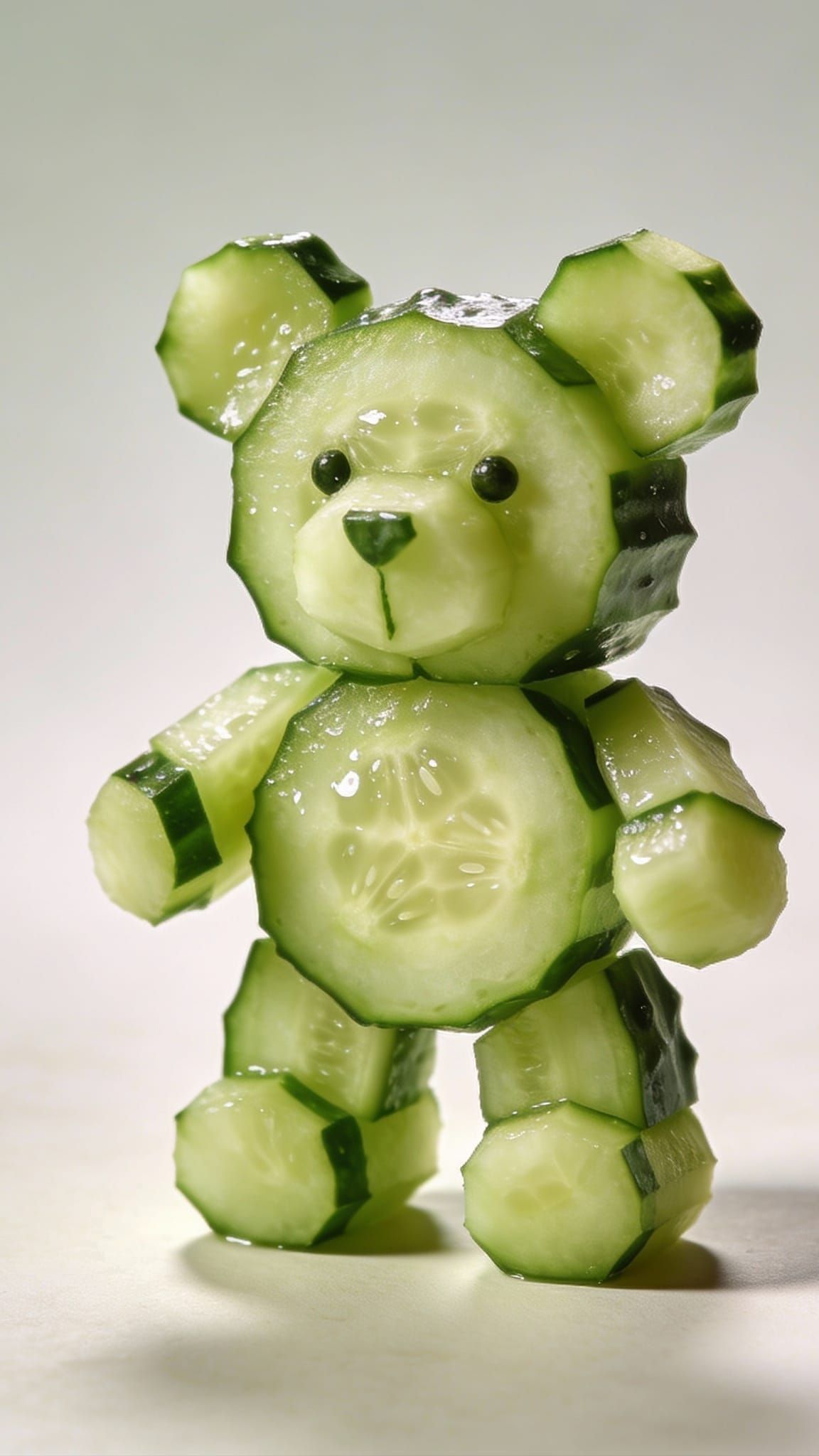 Cucumber Bear Food Photography