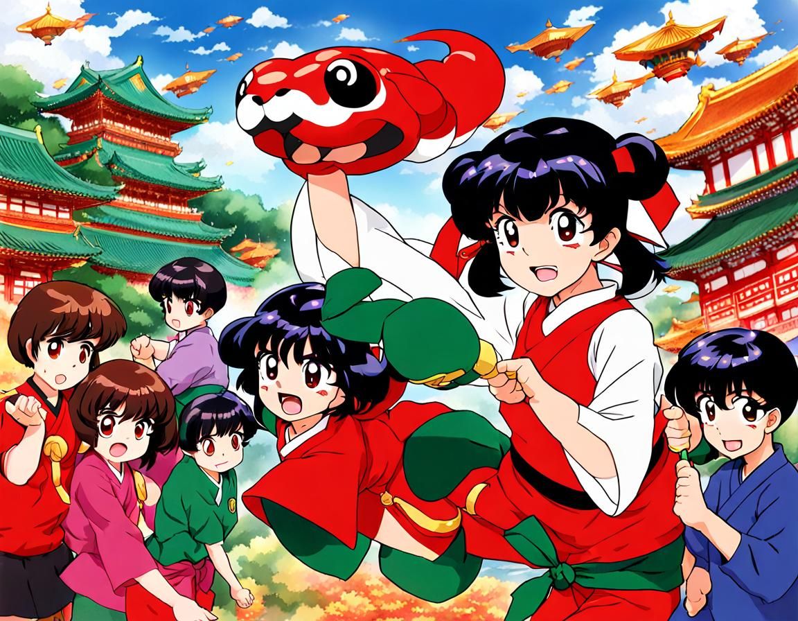 Ranma-chan AI Image