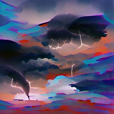AI's Interpretation of Storms