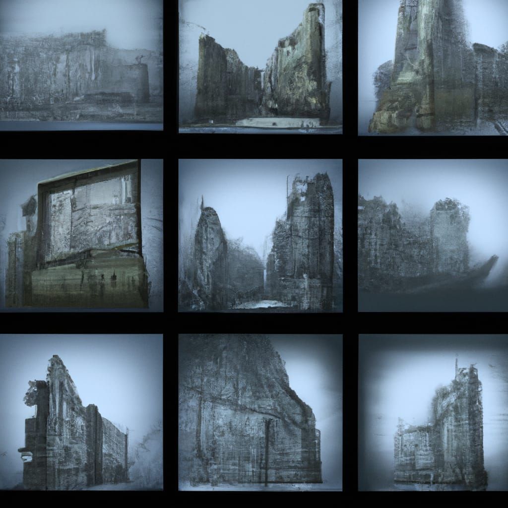 Post-Nuclear London Ruins: A Sinister Vision
