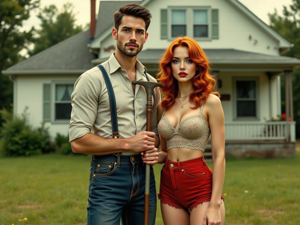 Modern American Gothic: A Surreal, Cinematic Portrait