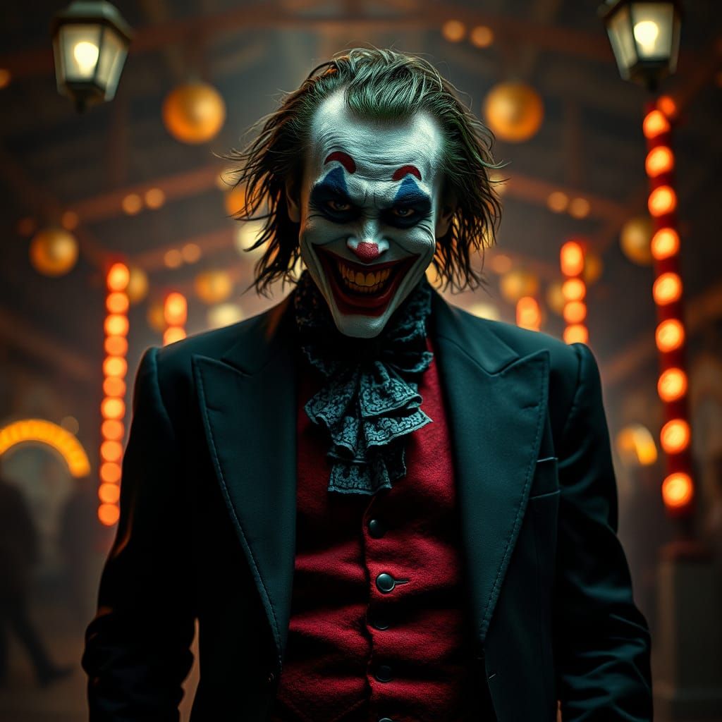The Joker in Victorian Gothic Style