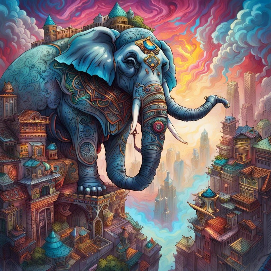 Elephant City in the Clouds