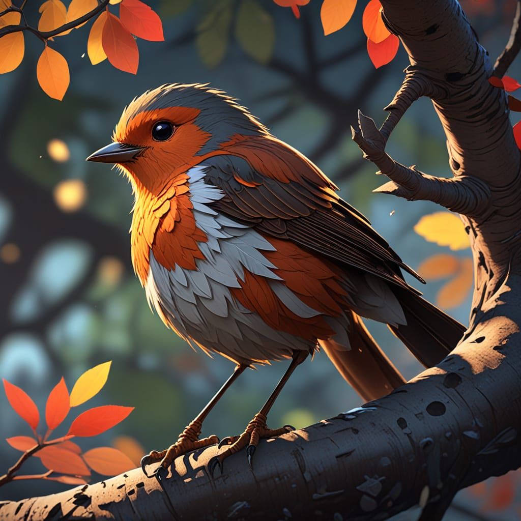 Robin Sings in Anime Art Style