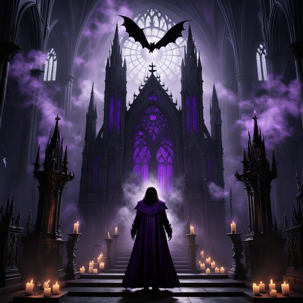 Ozzy Osbourne: Gothic Cathedral in Digital Art