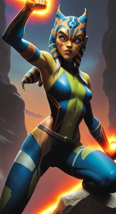 Ahsoka Tano as Super Skrull With Powers