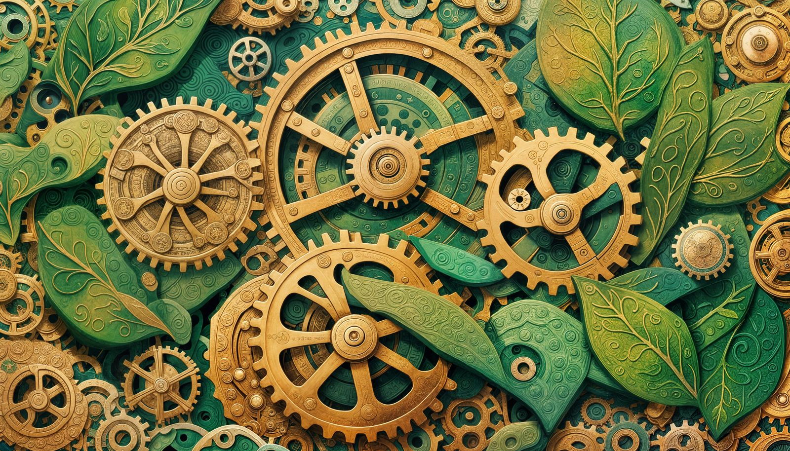 Global Currency Harmony in Vibrant Oil Painting