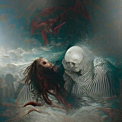 Demolished Duality: A Gothic Horror Scene