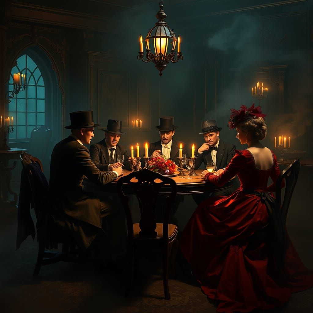 Victorian Sceance Meets Zoom: Formal Gathering in Mystical A...
