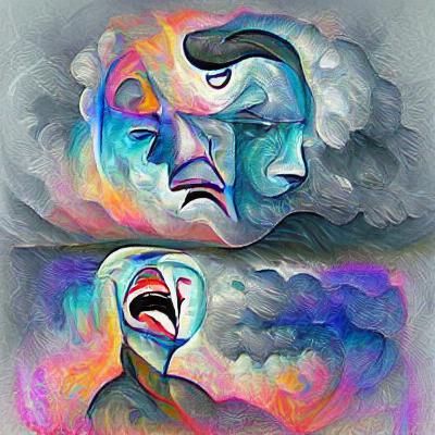 AI Generated Image of Bipolarity