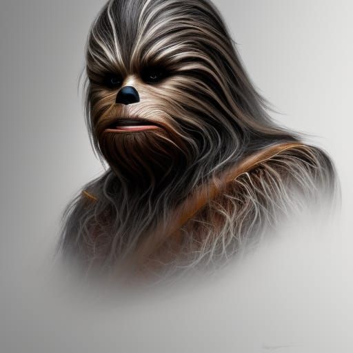 Wookiee Portrait in Ultra Realistic 8k