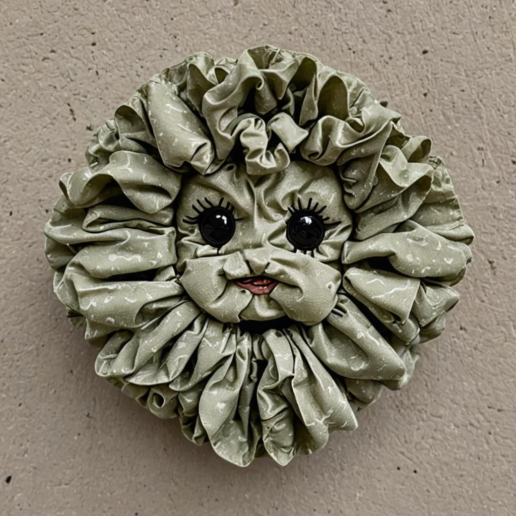 AI Interpretation of a Scrunchy Face