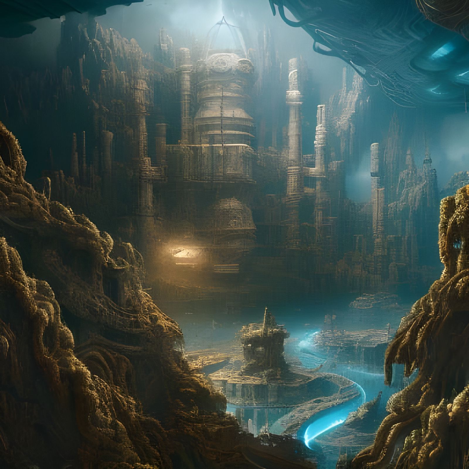 Ancient Subterranean Temple