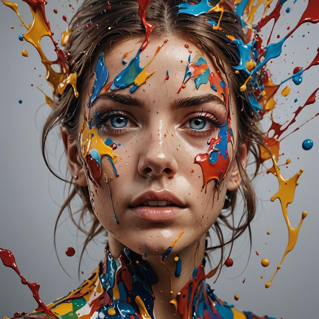 Hyperrealistic Macro Photograph of an Ant