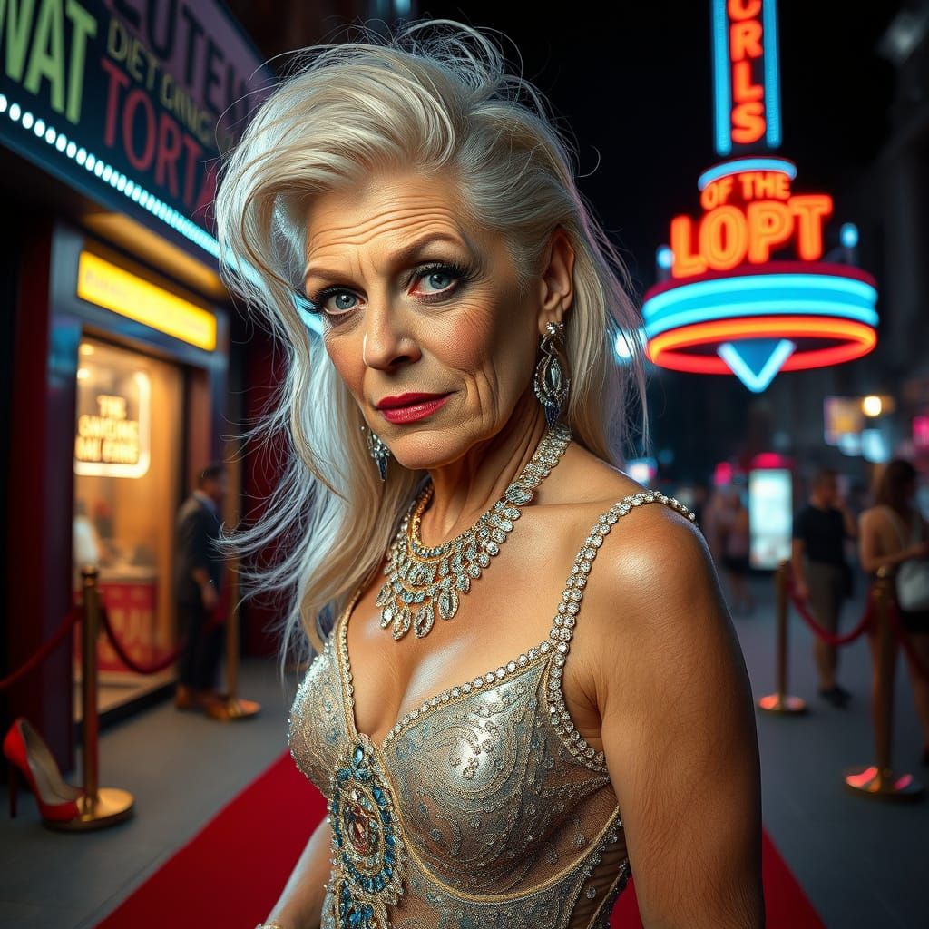 Glamorous Silver Screen Siren