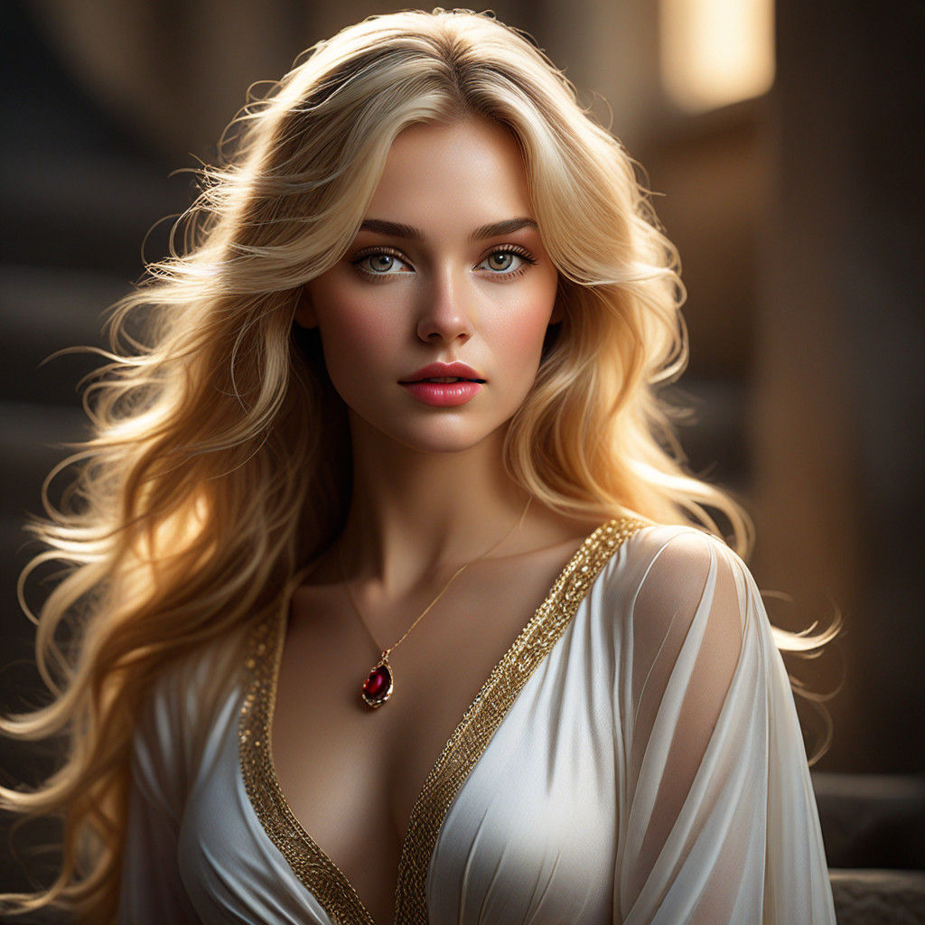 Breathtaking Portrait of a Norse Goddess