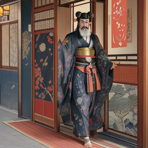Samurai in Tehran: Ukiyo-e Qajar Fusion Art