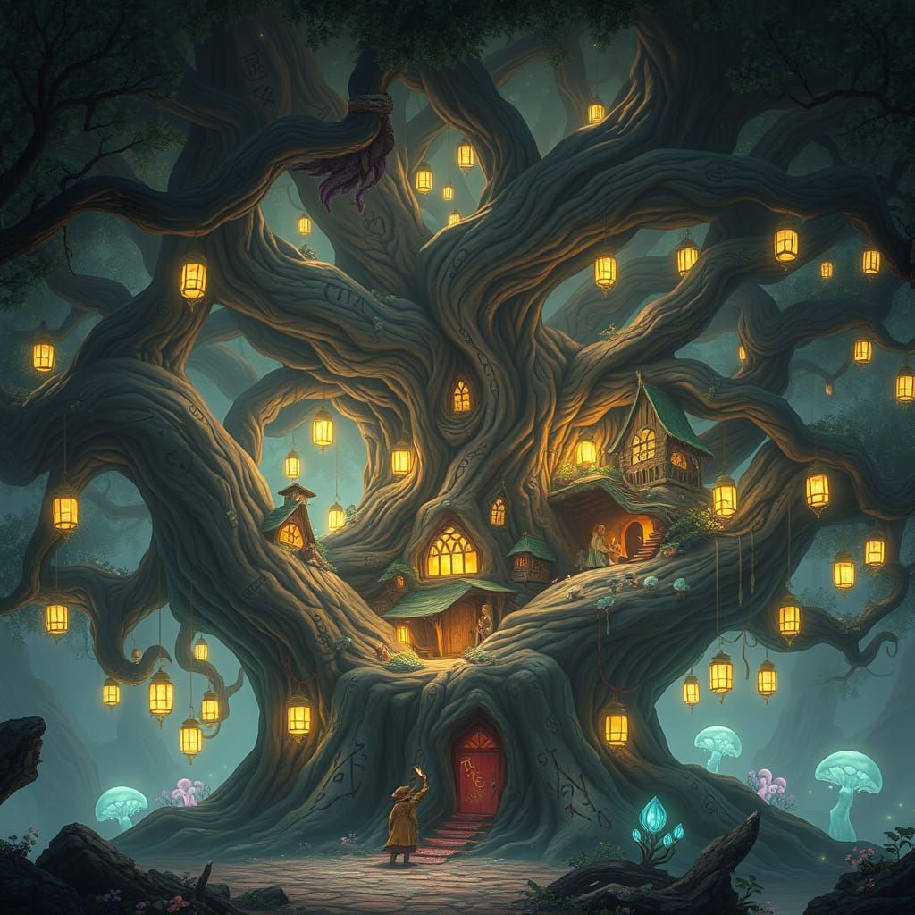 Imagine a colossal, ancient tree whose roots delve deep into...