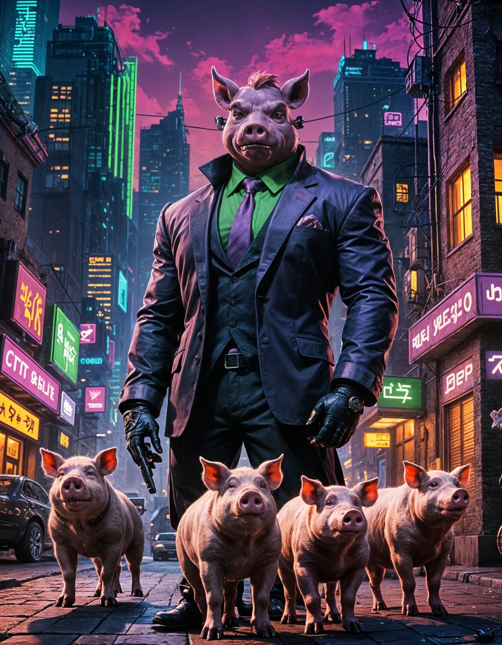 Bebop: Bodyguard of the Three Little Pigs