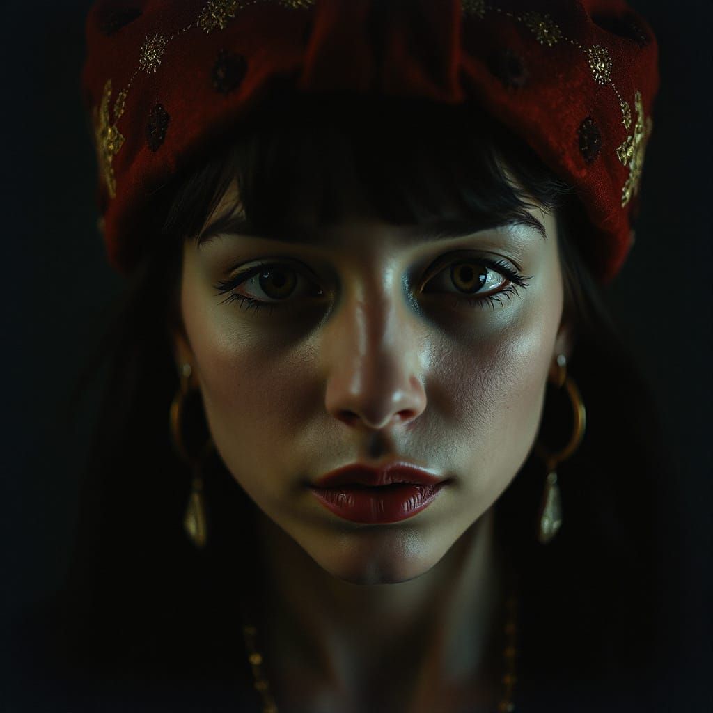Ethereal Portrait in Cinematic Film Style