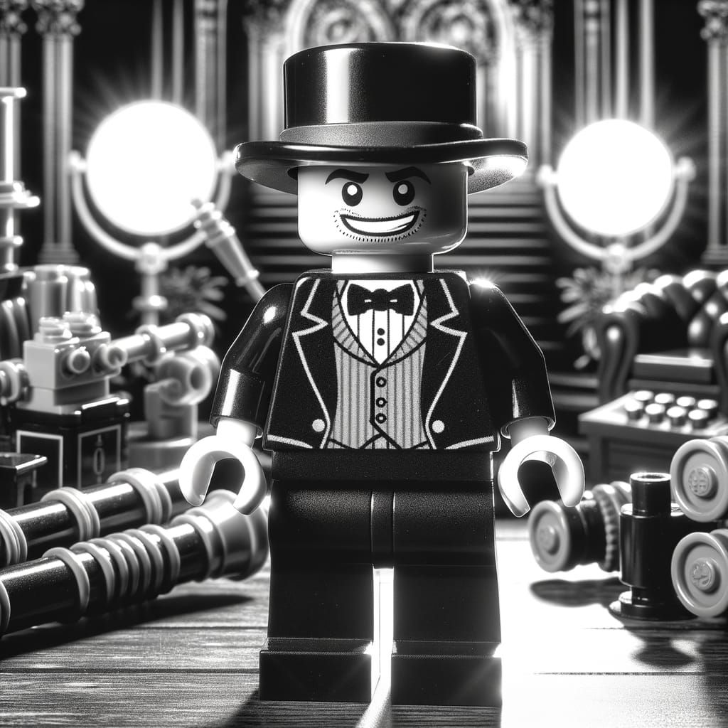 Lego He-Man as Golden Age Movie Star