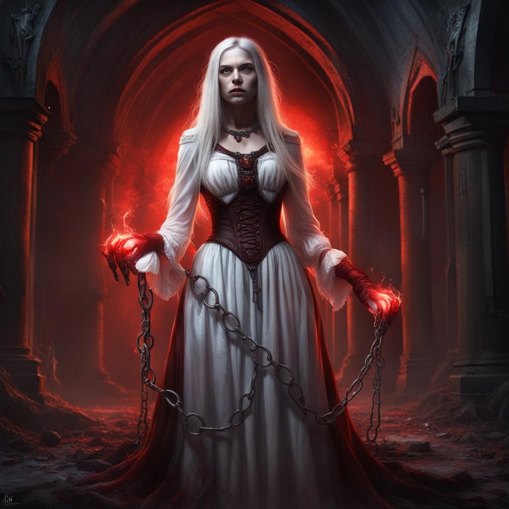 Ancient Polish Witch with Supernatural Magic