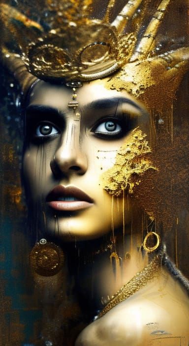 Molten gold