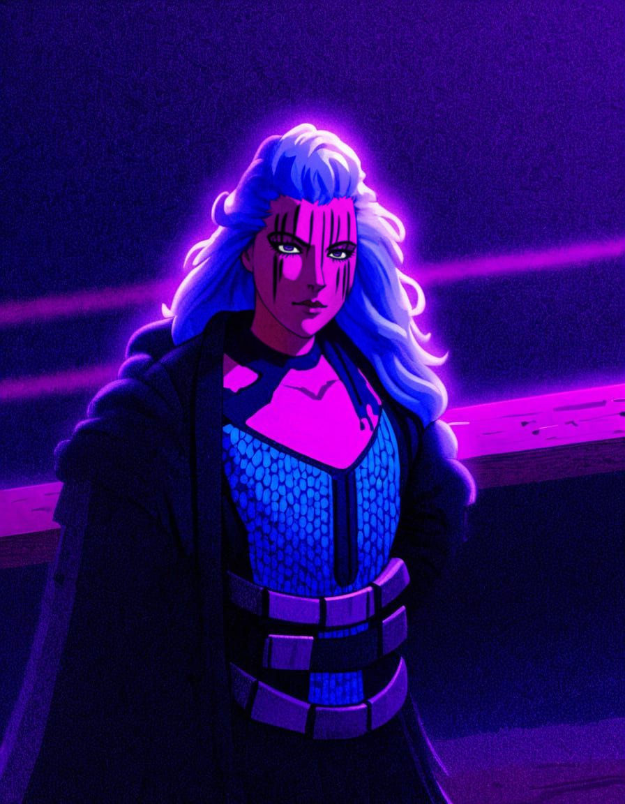 Fox Lady Shredding Down Plank with Bushy Tail