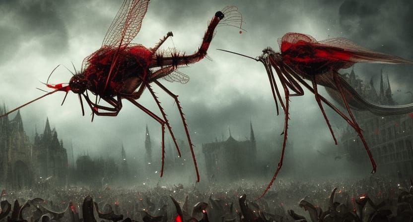 Giant Mosquitoes Hunting
