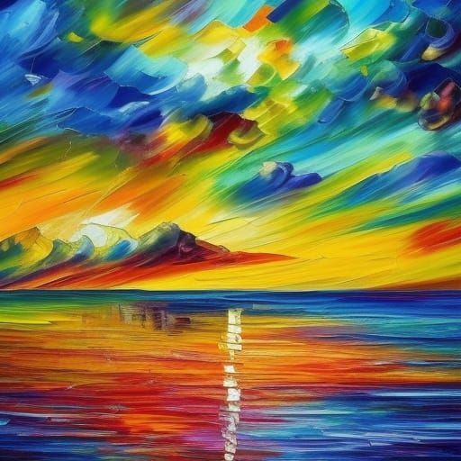 Dramatic Skies: Expressionist Oil Painting