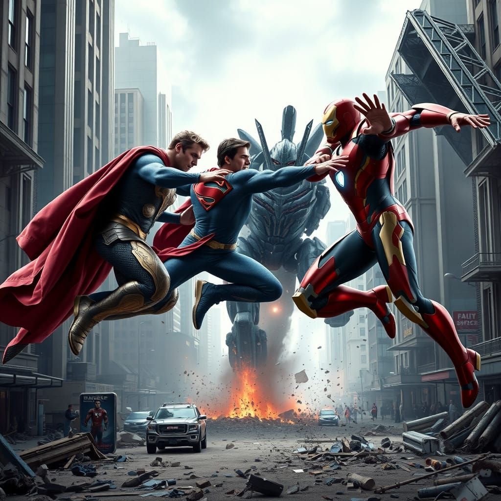 Ominous Gods Clash in Post-Apocalyptic Metropolis